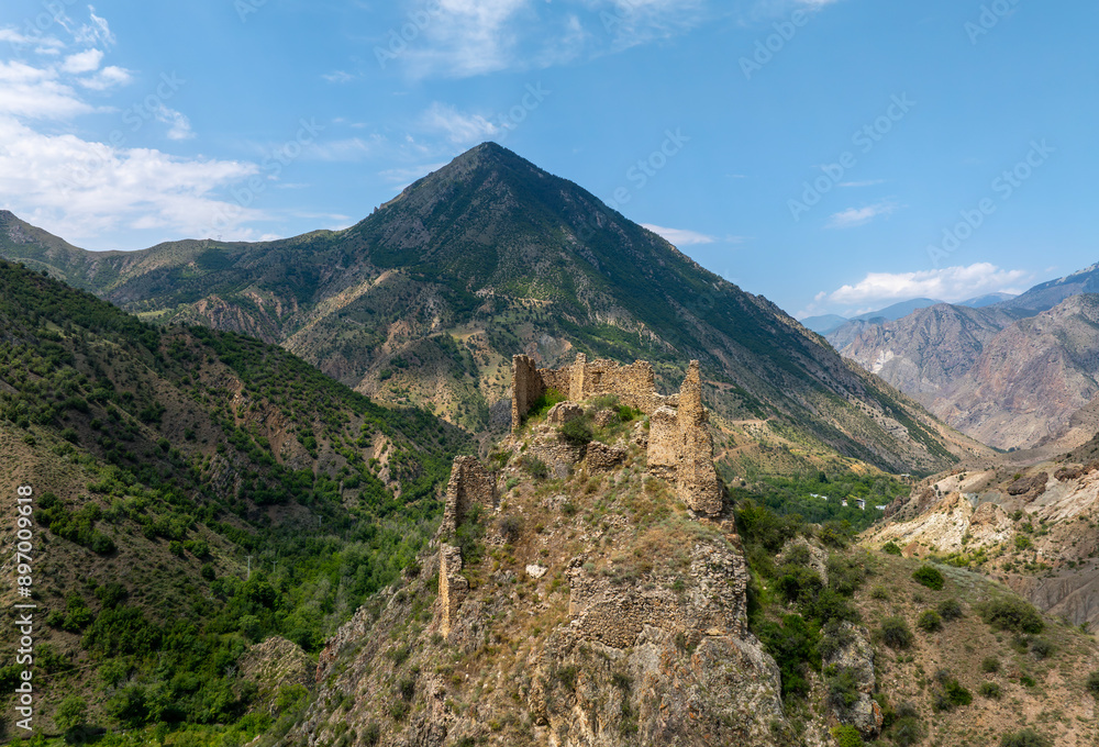 A view from Sapaca Castle in Uzundere, Erzurum, Turkey, Travel Turkey