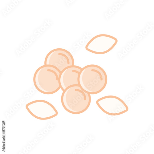 Lentils vector icon