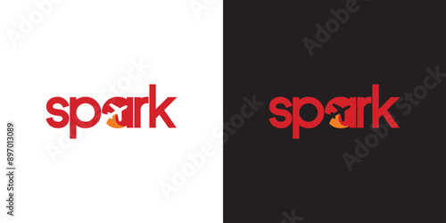 spark logo design unique