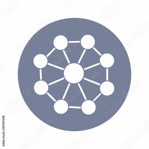 Connected Nodes in a Data Network for Distributed Computing