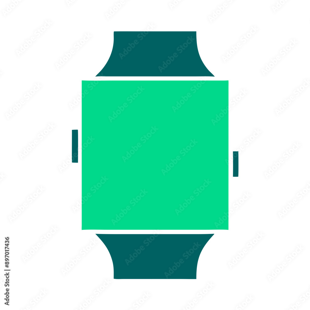 Smartwatch Icon in Green Representing Wearable Technology, Fitness Tracker, and Digital Connectivity Smartwatch Icon in Green Representing Wearable Technology, Fitness Tracker, and Digital Connectivity
