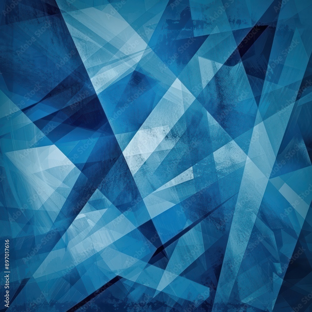 Abstract Blue Geometric Pattern Abstract Blue Geometric Pattern
