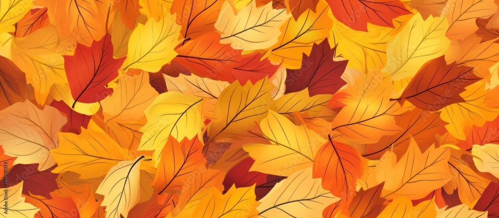 Autumn Leaves Pattern: A Colorful Spread Autumn Leaves Pattern: A Colorful Spread