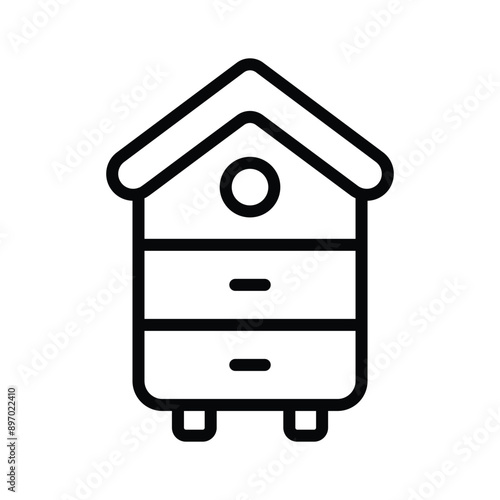 An icon of the beehive symbolizes honey production, bees, pollination, and nature conservation efforts.