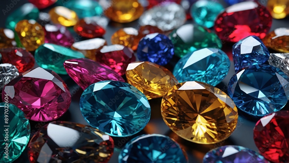 Detailed 3D render of precious stones, stunning for backgrounds or wallpaper designs Detailed 3D render of precious stones, stunning for backgrounds or wallpaper designs