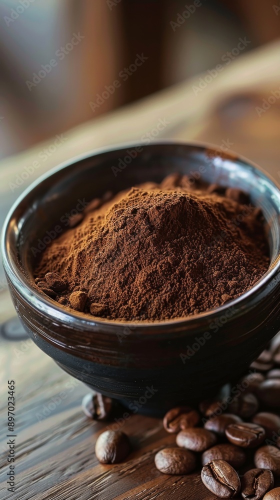 Coffee Powder in a bowl Coffee Powder in a bowl
