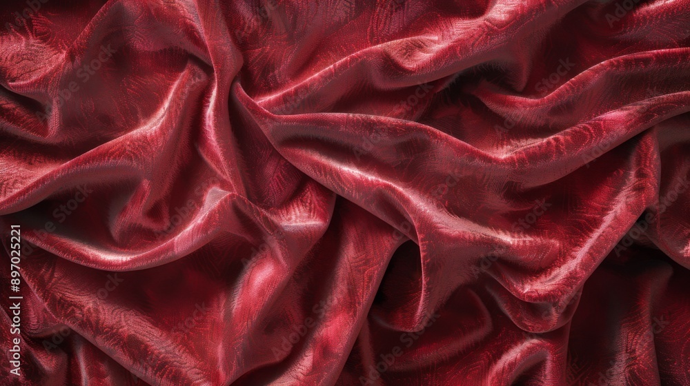 Red Silk Fabric Texture Concept Red Silk Fabric Texture Concept