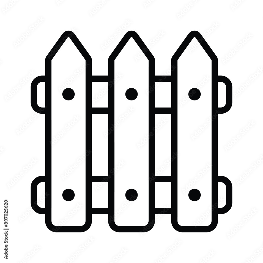 Get hold of this creative style icon of fence Get hold of this creative style icon of fence