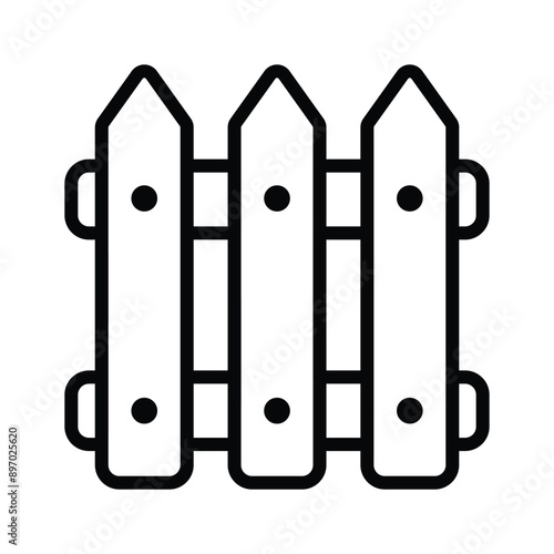 Get hold of this creative style icon of fence