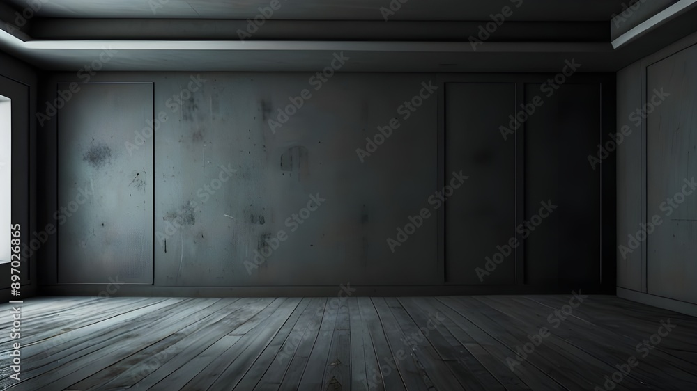 Empty room or gaming background for product placement or showcase. Generative AI Empty room or gaming background for product placement or showcase. Generative AI