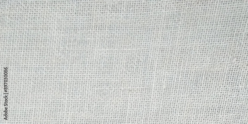 Gray beige natural cotton linen textile texture background. Jute pattern, rough burlap texture, canvas coarse cloth