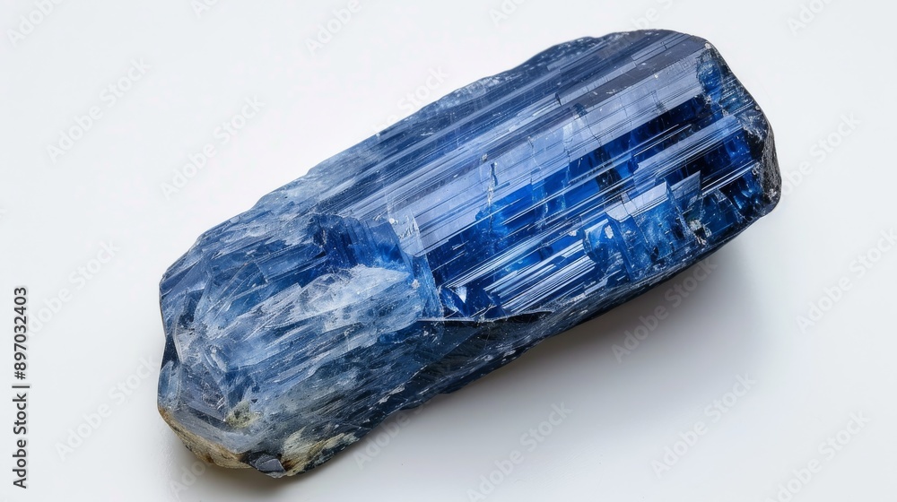 Polished Kyanite Gemstone Macro Photography for Jewelry Design and Mineral Collection Polished Kyanite Gemstone Macro Photography for Jewelry Design and Mineral Collection