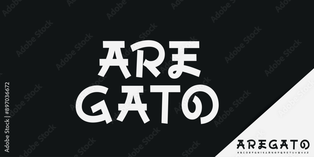 Obraz premium Elegant Minimalist Serif Alphabet Font Collection – Classic and Modern Lettering 