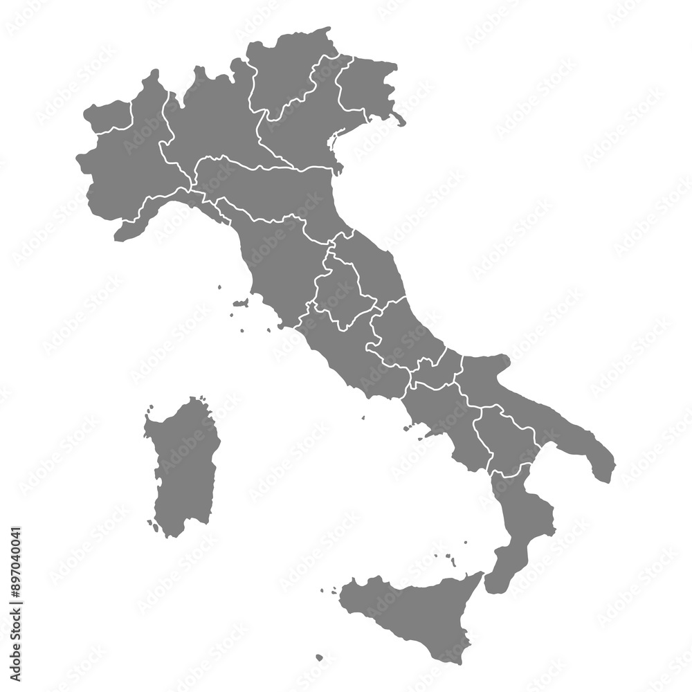 Italy map symbol shape, travel web flat concept icon web vector illustration Italy map symbol shape, travel web flat concept icon web vector illustration