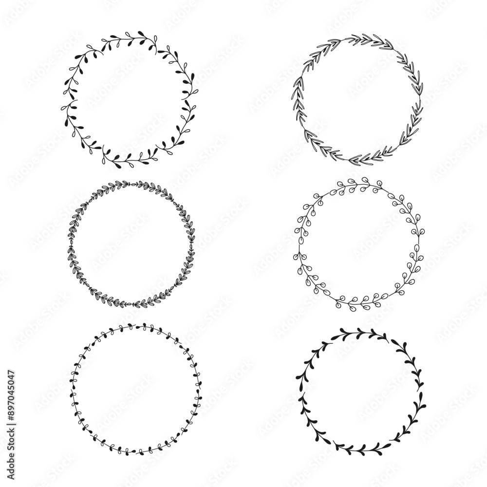 wreath leaf simple wedding frame ornament collection wreath leaf simple wedding frame ornament collection