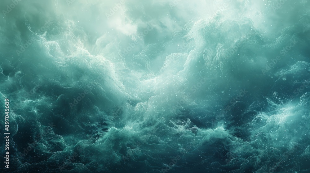 an abstract fantasy art image of mixing of spring light green and white from the bottom left corner with shades of blue mixed with subtle white snow in the upper right corner, dreamy, fantasy elements an abstract fantasy art image of mixing of spring light green and white from the bottom left corner with shades of blue mixed with subtle white snow in the upper right corner, dreamy, fantasy elements