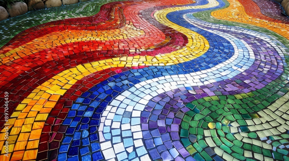 Rainbow Mosaic Pathway Rainbow Mosaic Pathway