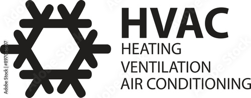 Air Conditioning vector icon, Hvac Heating, Ventilation 