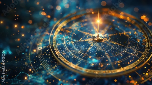 Wallpaper Mural A celestial digital compass, navigating the safe pathways of the internet Torontodigital.ca