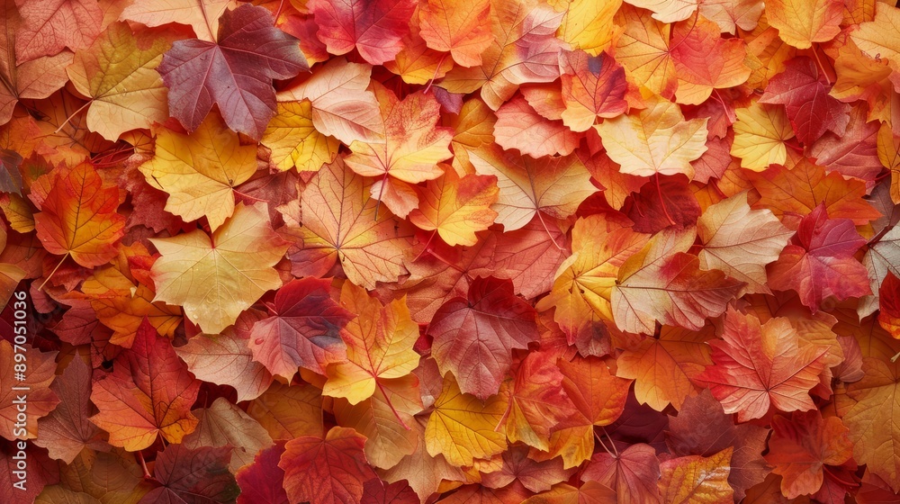 Colorful Autumn Leaves Background Colorful Autumn Leaves Background