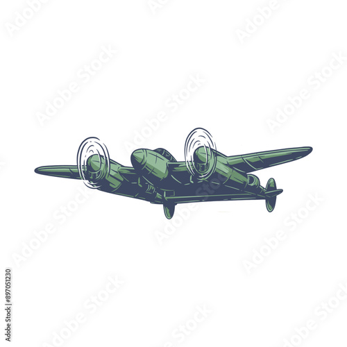 vintage world war 2 airplane