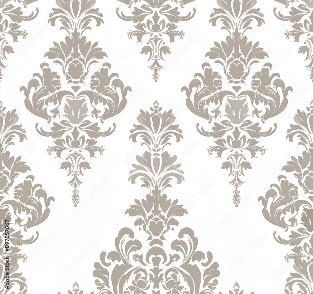 A seamless pattern of abstract on a white background A seamless pattern of abstract on a white background