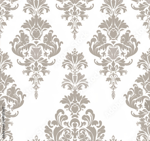 A seamless pattern of abstract on a white background