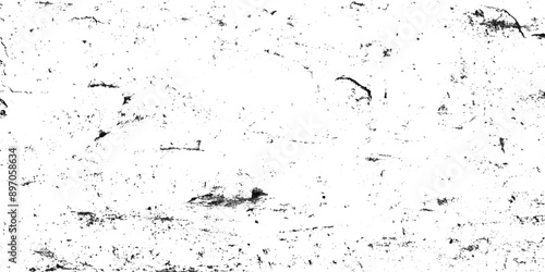 Grunge black and white crack paper texture design and texture of a concrete wall with cracks and scratches background .Vintage abstract texture of old surface. Grunge texture and dust design	
