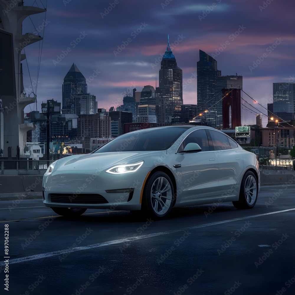 A model of an advanced electric car that shows the extent of technological progress. Generative Ai. A model of an advanced electric car that shows the extent of technological progress. Generative Ai.