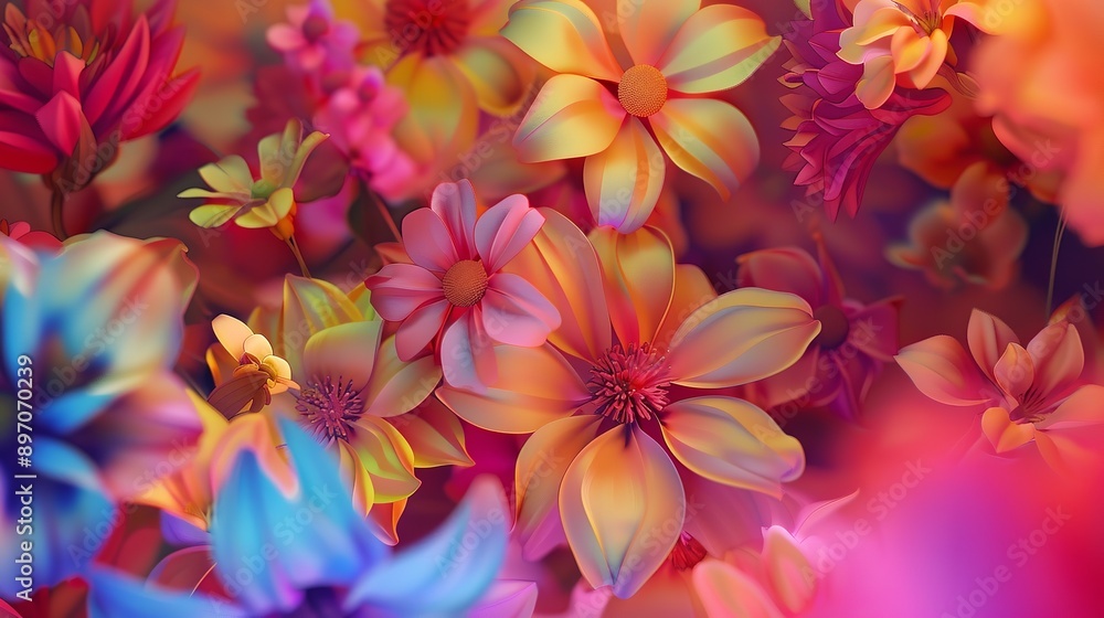 Abstract floral background Abstract floral background