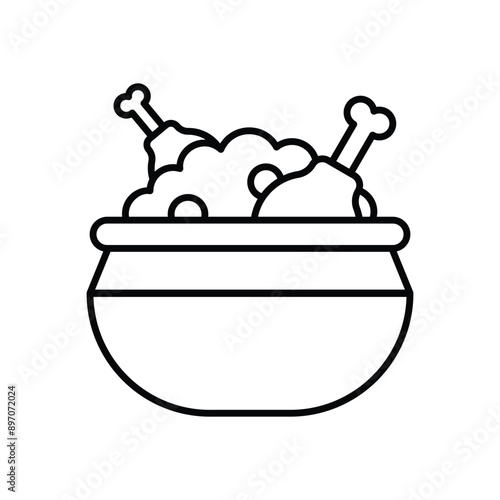 Biryani  vector icon