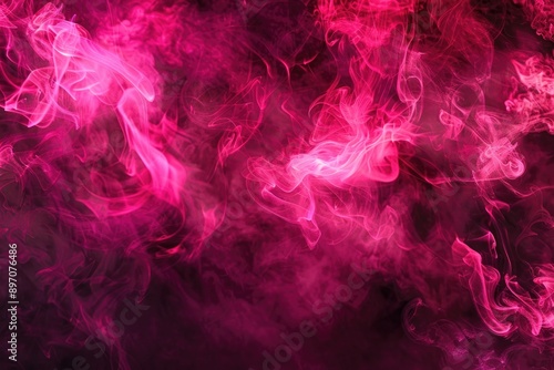 Pink And Black. Blazing Fire Flames on Textured Background