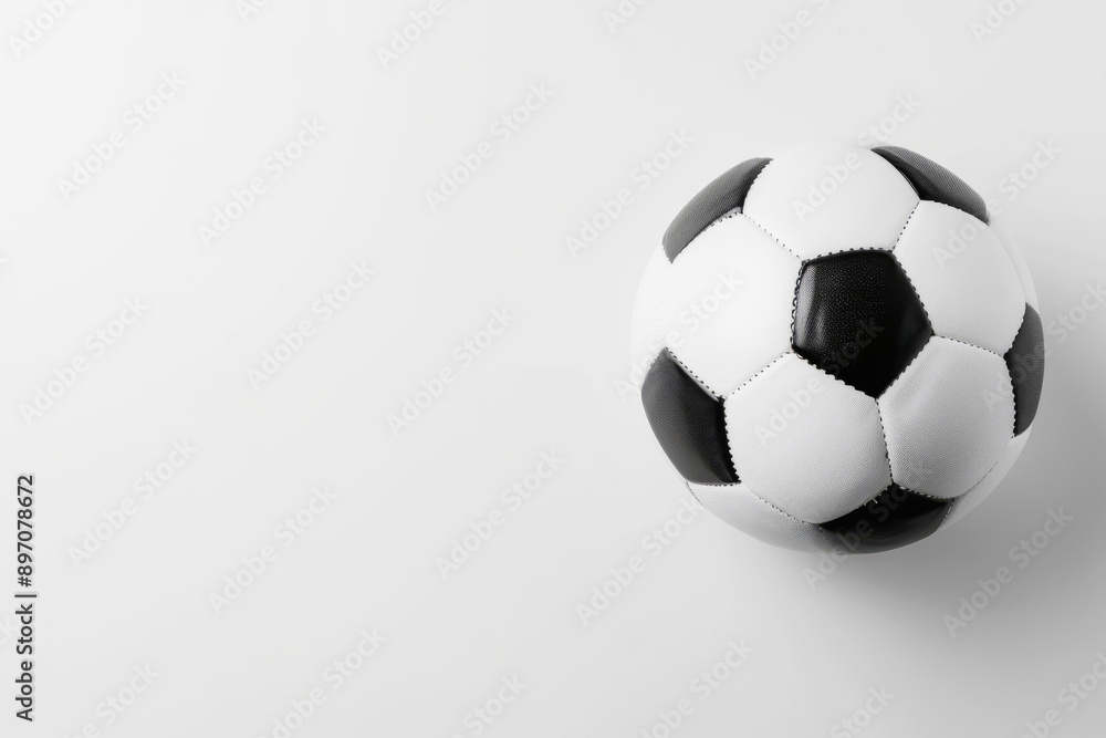 a new soccer ball highlighted on a white background a new soccer ball highlighted on a white background