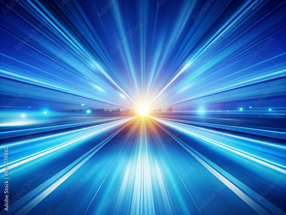 abstract blue background, Abstract background with speed blurred blue lines and horizon. Futuristic illustration. abstract blue background, Abstract background with speed blurred blue lines and horizon. Futuristic illustration.