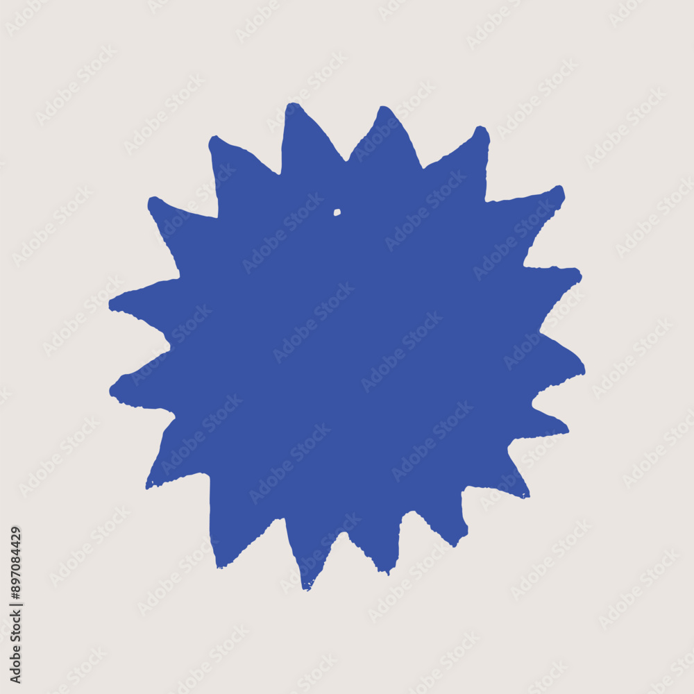 abstract starburst shape trendy illustration abstract starburst shape trendy illustration