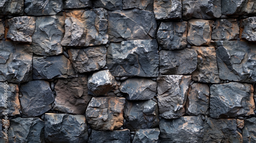 The background consists of a textured wall made of stone, adding depth and visual interest The background consists of a textured wall made of stone, adding depth and visual interest
