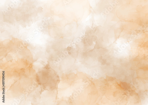 Neutral coloured hand painted watercolour background 