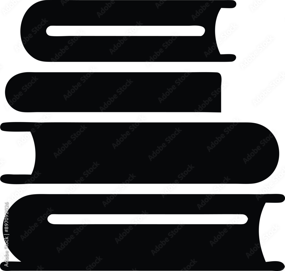 black and white book Icon vector illustration black and white book Icon vector illustration