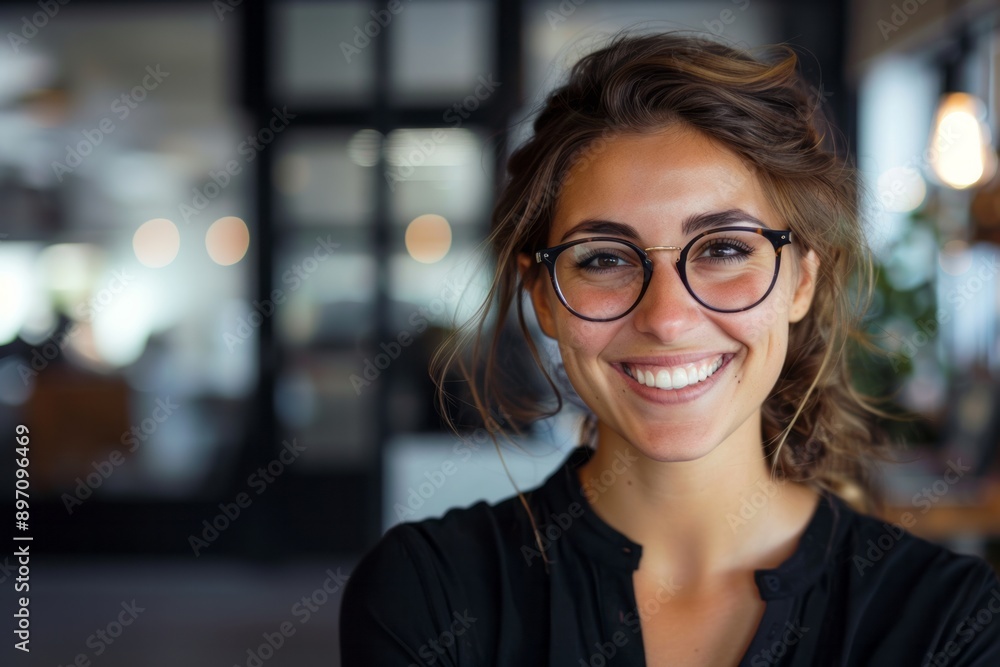 © Danko - Close up portrait of latin hispanic confident mature good looking middle age leader, ceo female businesswoman on blur office background. Gorgeous beautiful business woman smiling at camera © Danko - Close up portrait of latin hispanic confident mature good looking middle age leader, ceo female businesswoman on blur office background. Gorgeous beautiful business woman smiling at camera