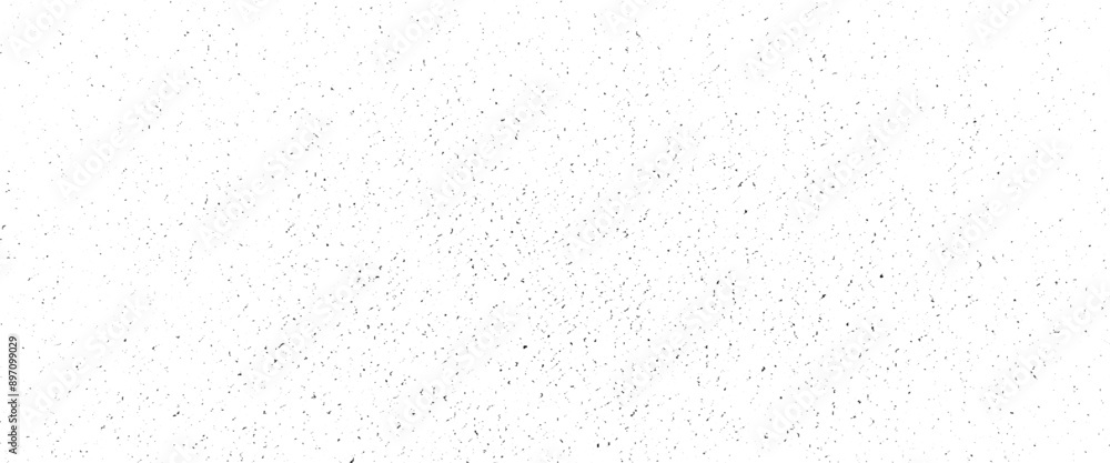 Vector random gritty background. scattered tiny particles, grunge black texture overlay pattern sample on background.