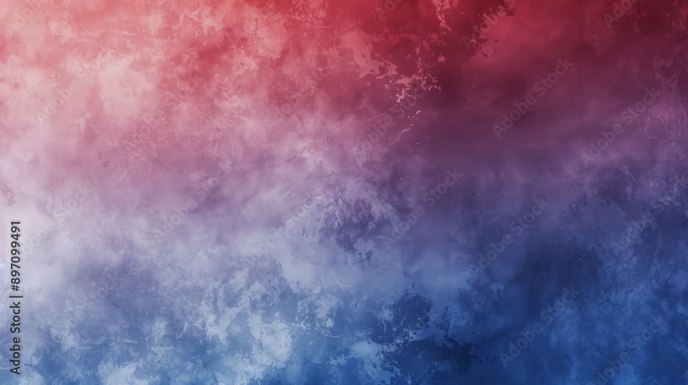 Obraz premium Ancient blue and red gradient, flat gradient