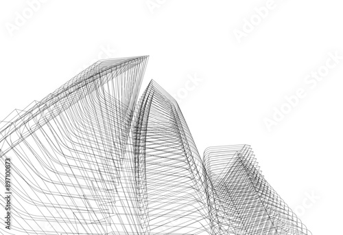 Abstract geometric background vector illustration