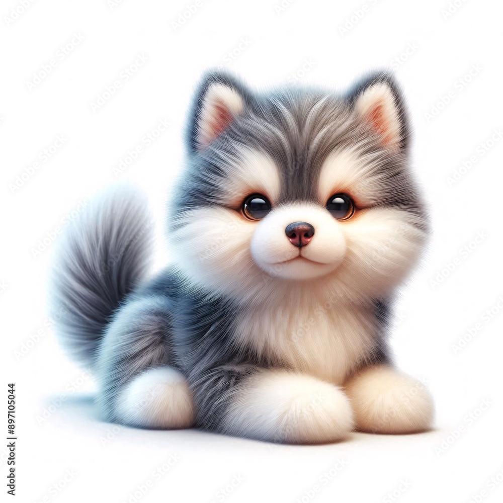 Cute plush animal illustration Cute plush animal illustration
