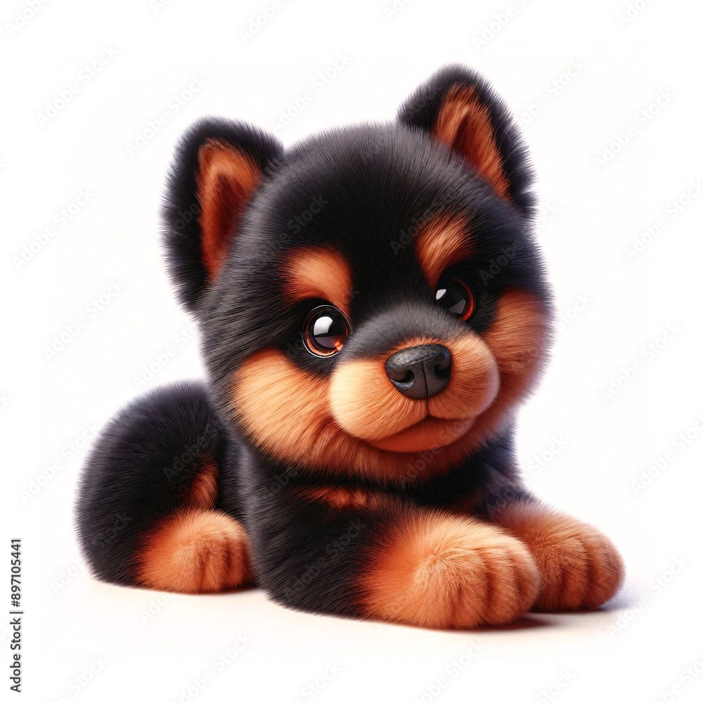 Cute plush animal illustration Cute plush animal illustration