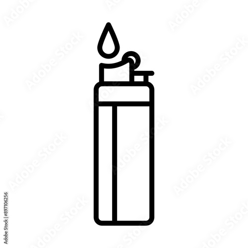 Lighter line icon