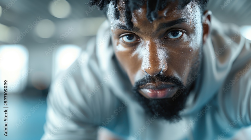 An athlete intensely trains in a modern indoor facility, wearing sport attire and demonstrating focused dedication, surrounded by a clean, well-lit environment designed for peak performance. An athlete intensely trains in a modern indoor facility, wearing sport attire and demonstrating focused dedication, surrounded by a clean, well-lit environment designed for peak performance.