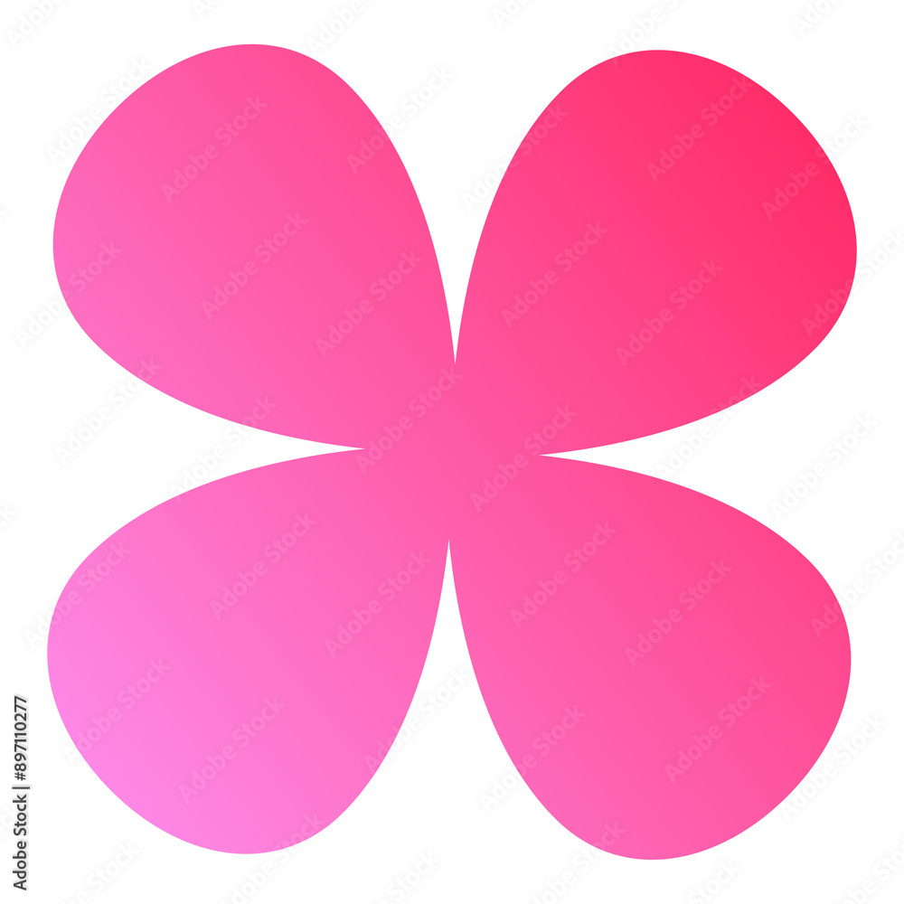 PN gradient pink flower, transparent background PN gradient pink flower, transparent background