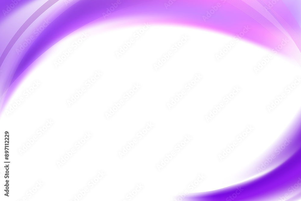 Neon purple curve frame template design element Neon purple curve frame template design element