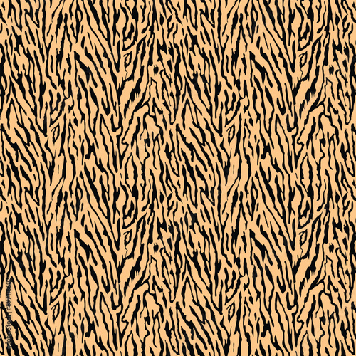 Leopard fur texture seamless print design with brown and gold tones for a wildlife-inspired background
