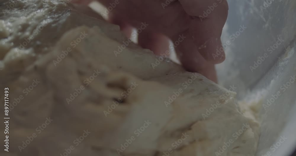 FOOD LOVER SERIES
FOOD LOVER SERIES
A young man preparing a dough to make foccacia bread, with olive oil, flour, water. Real, gourmet, healthy food. Hands are seen working in an indoor space. FOOD LOVER SERIES
FOOD LOVER SERIES
A young man preparing a dough to make foccacia bread, with olive oil, flour, water. Real, gourmet, healthy food. Hands are seen working in an indoor space.